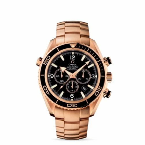 Omega Seamaster Planet Ocean 600M Co-Axial 45.5 Chronograph Red Gold / Black / Bracelet 222.60.46.50.01.001 (22260465001001)